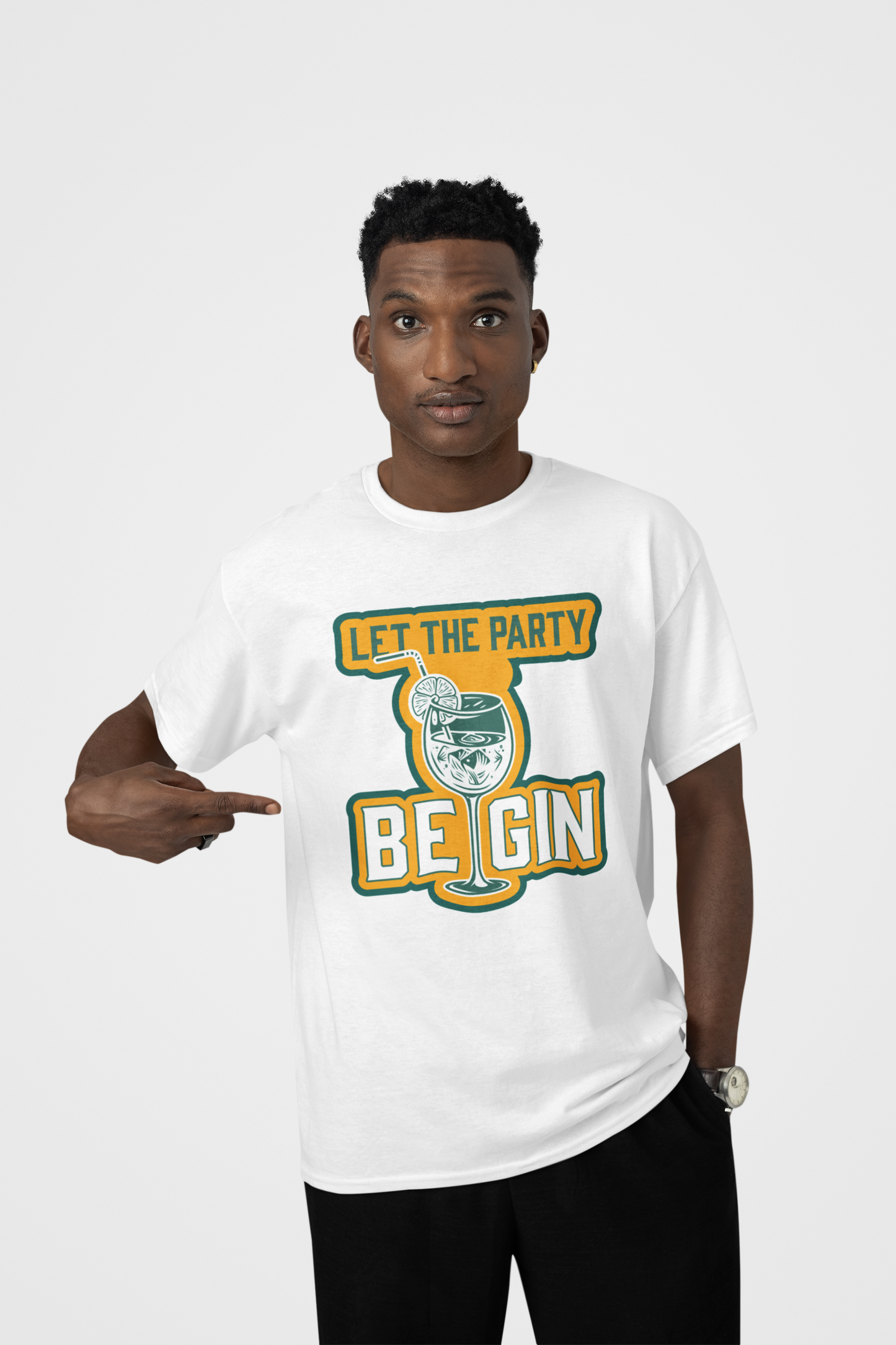 Party BeGin Gelb/Grün T-Shirt | Unisex