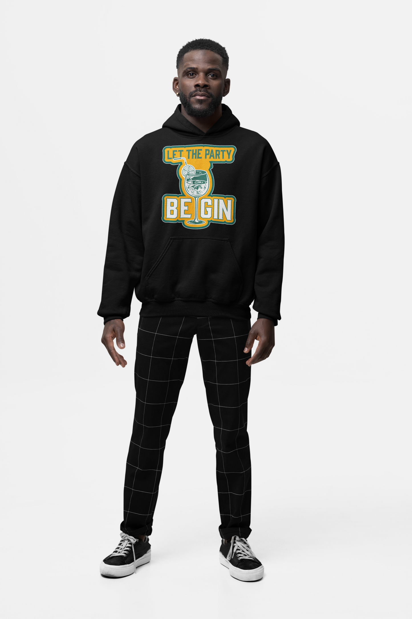 Party BeGin Gelb/Grün Premium Hoodie
