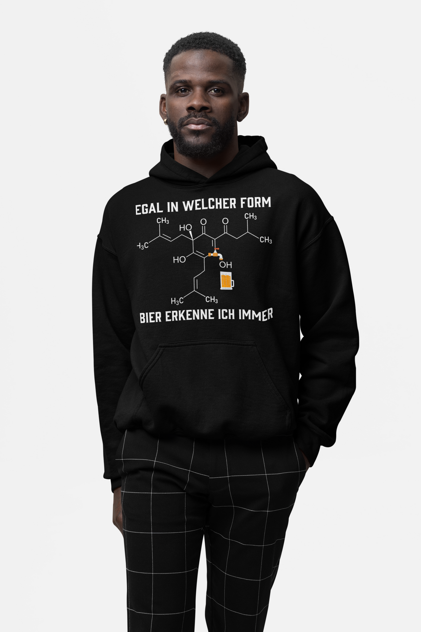 Bier Molekül Premium Hoodie