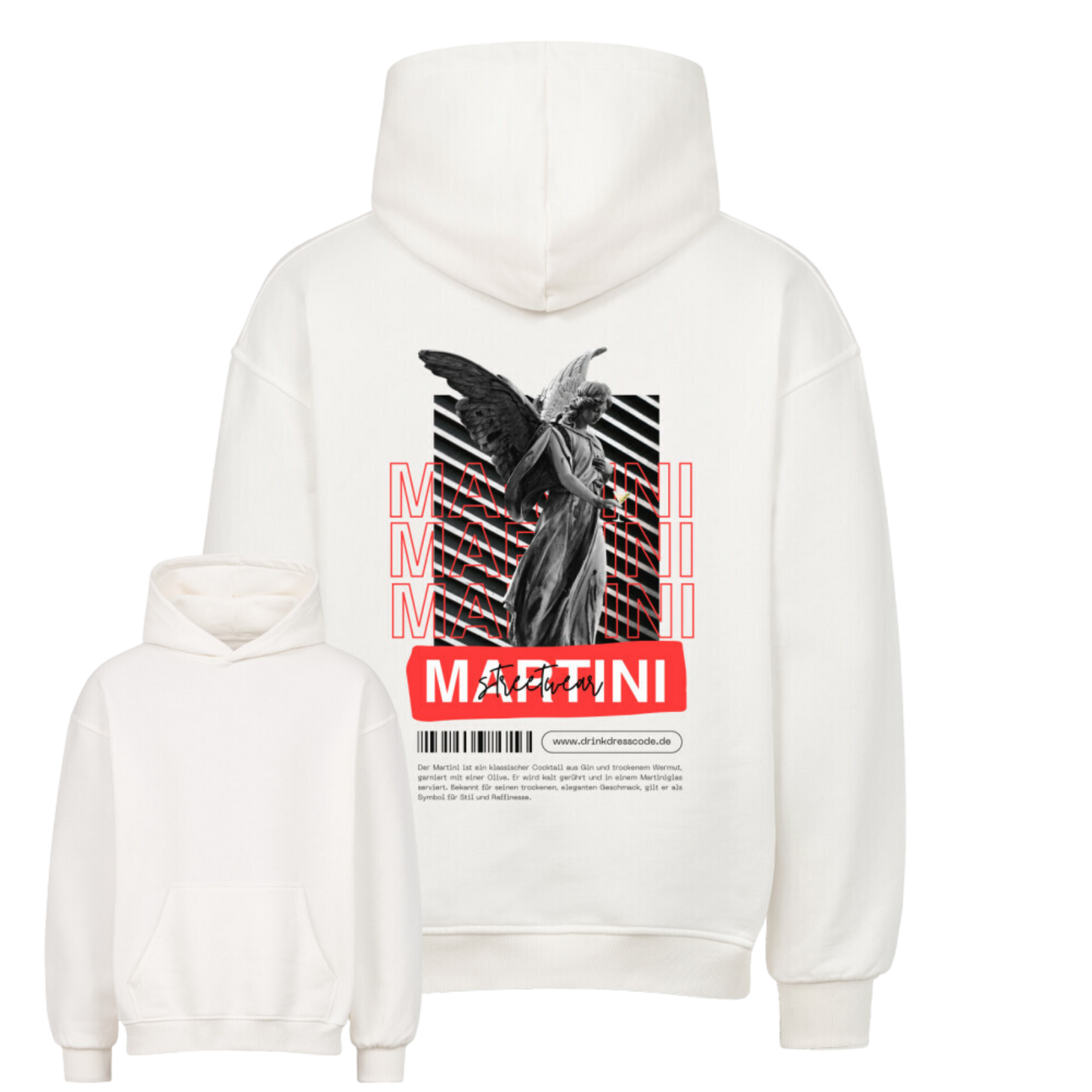 Martini-Streetwear Oversized Hoodie