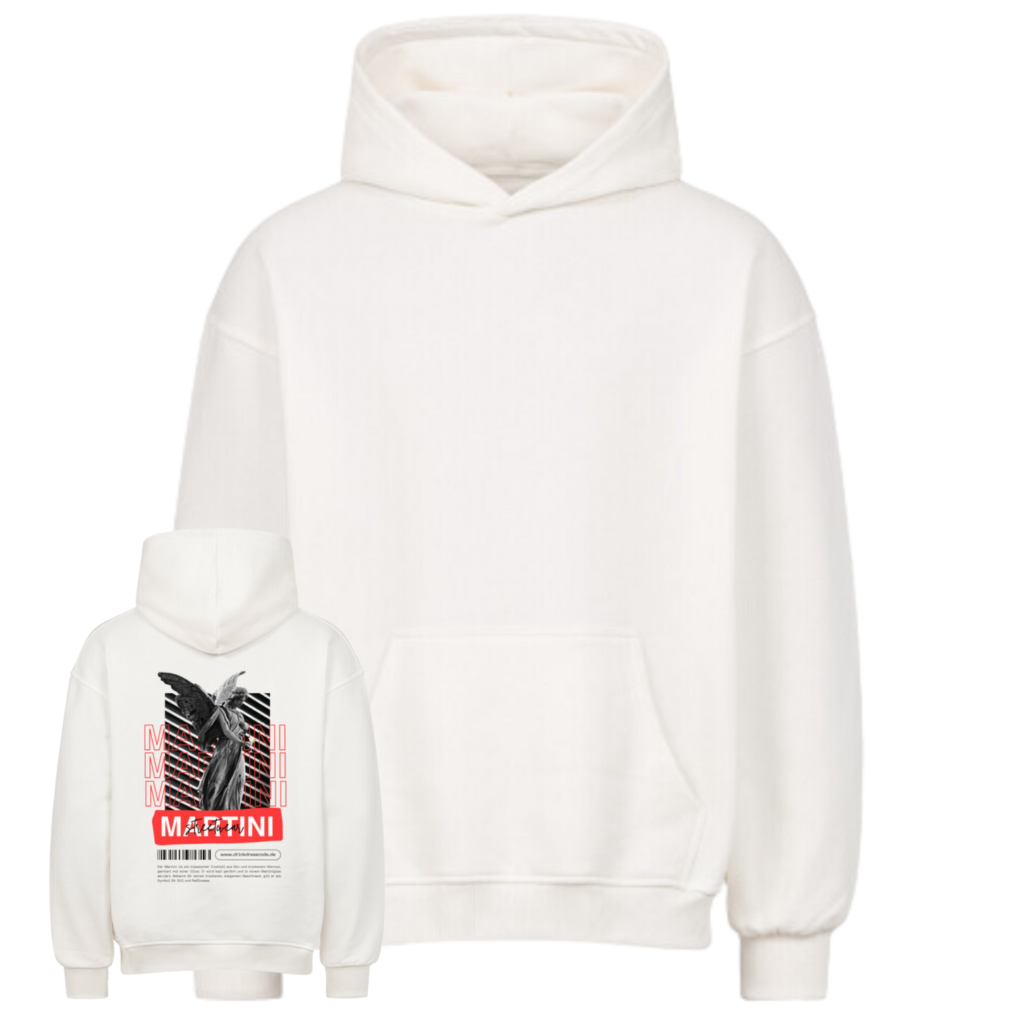 Martini-Streetwear Oversized Hoodie