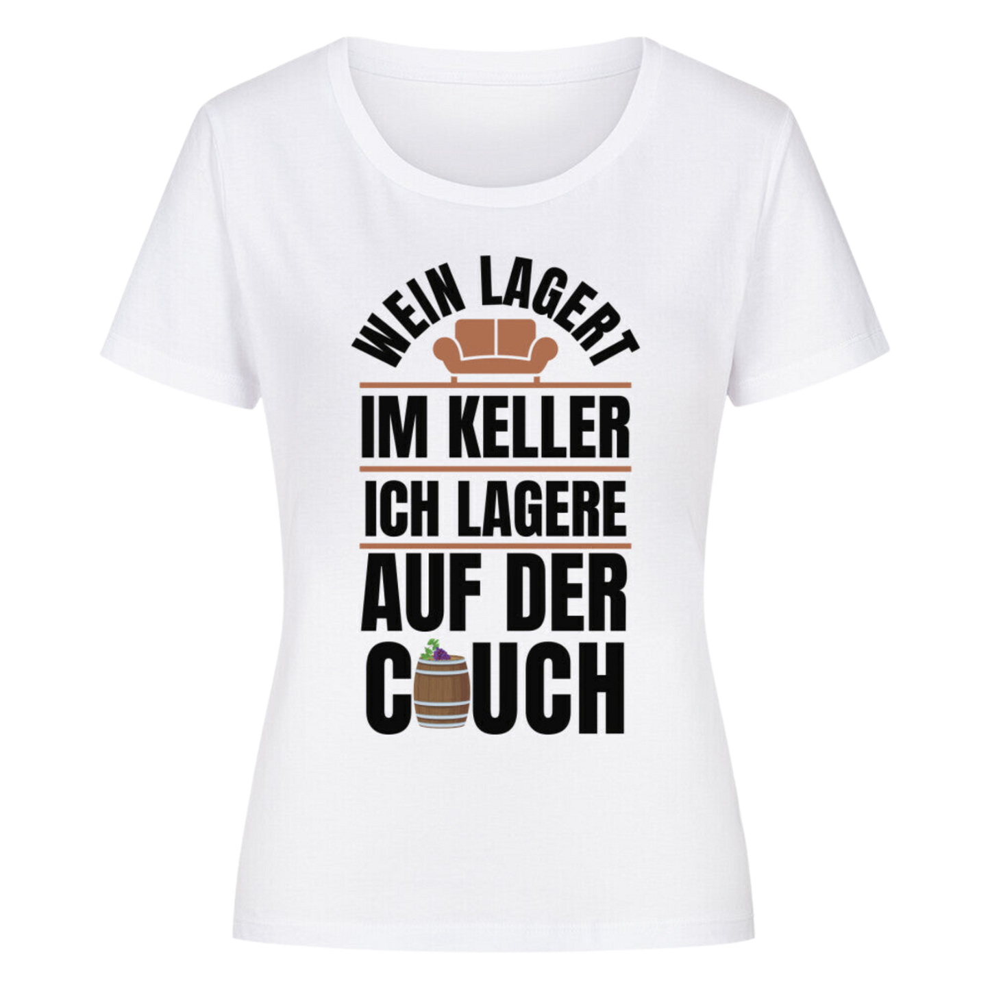 Wein Keller - Ich Couch Premium Shirt | Damen