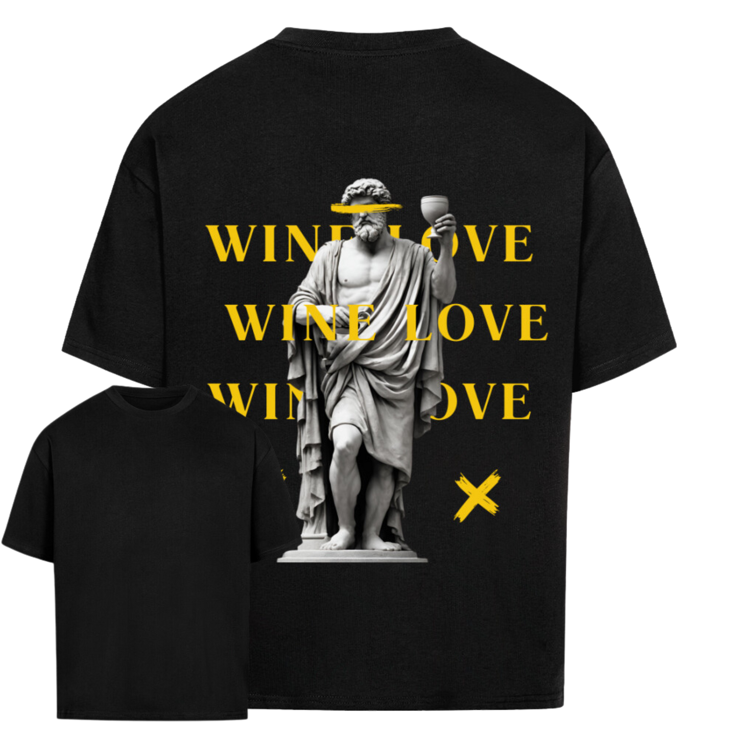 Wine Love YELLOW Oversized Shirt