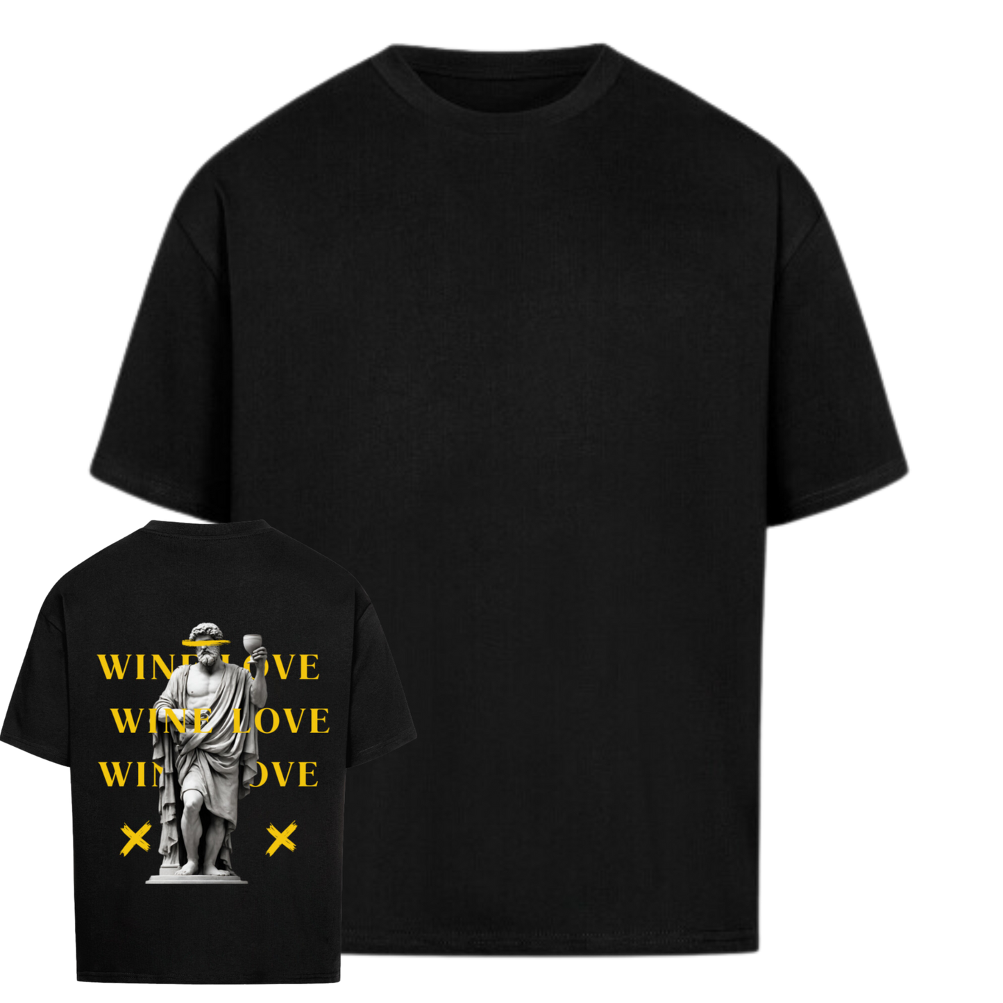 Wine Love YELLOW Oversized Shirt