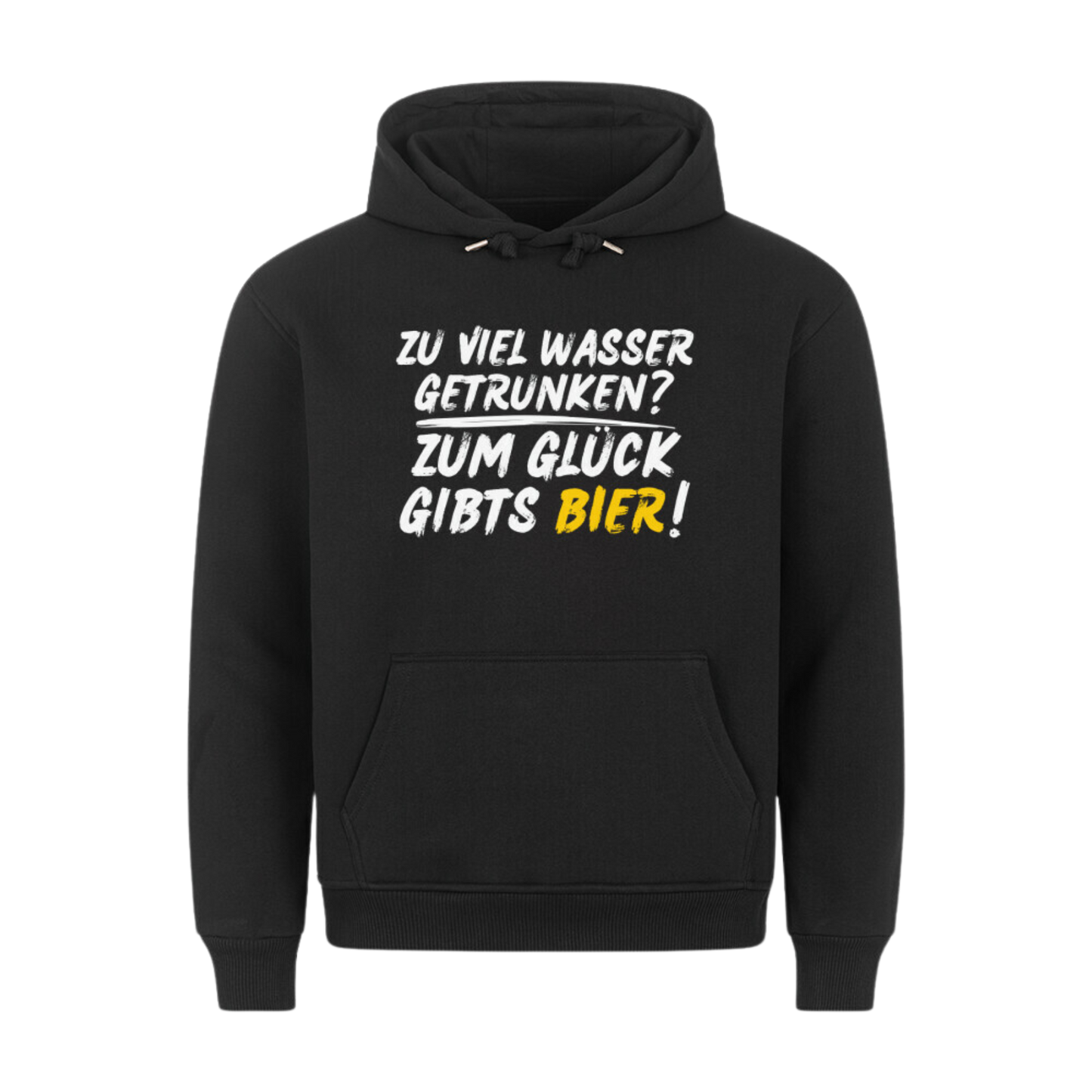 Zu viel Wasser - Bier Premium Hoodie